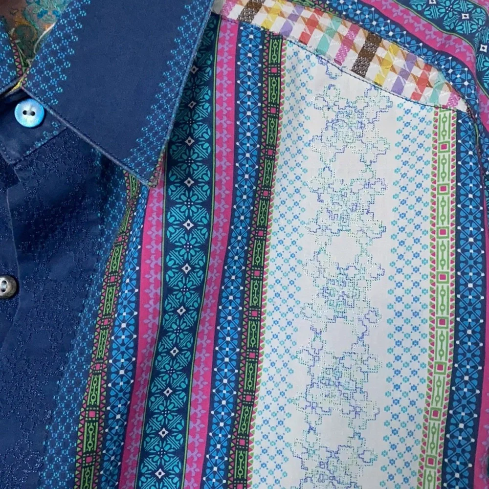 ROBERT GRAHAM Rare Men’s Sz S - Picture 3 of 8